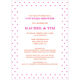 Hot Pink Pin Dot Invitations Image 4 of 5
